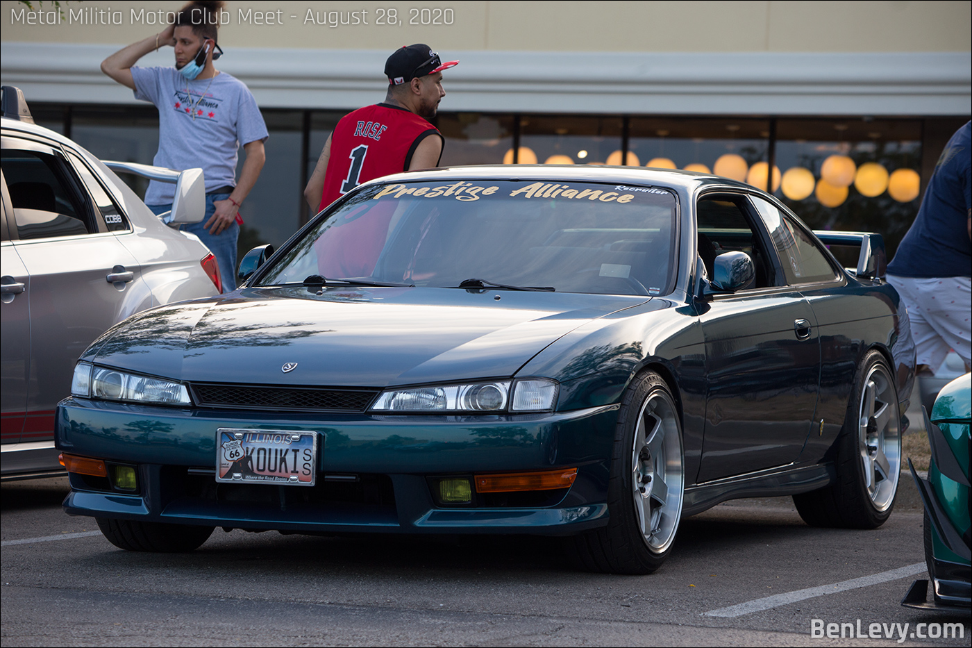 Green Nissan 240SX