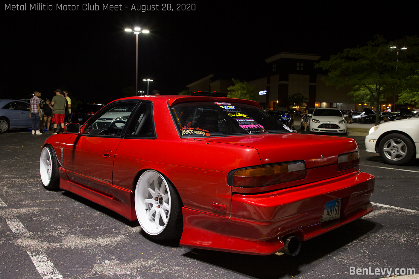 Clean S13 Nissan 240SX Coupe in Red