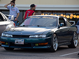 Green Nissan 240SX