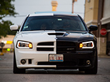2 Faced Loco, White and Black Dodge Charger