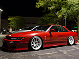 Red S13 240SX Coupe