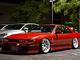 Red S13 Nissan 240SX Coupe
