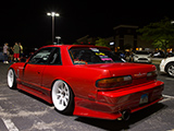 Clean S13 Nissan 240SX Coupe in Red