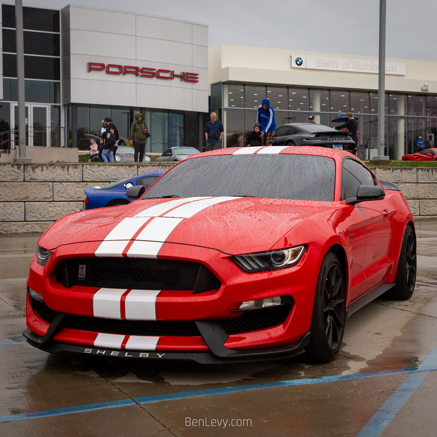 Red S550 Ford Mustang GT350