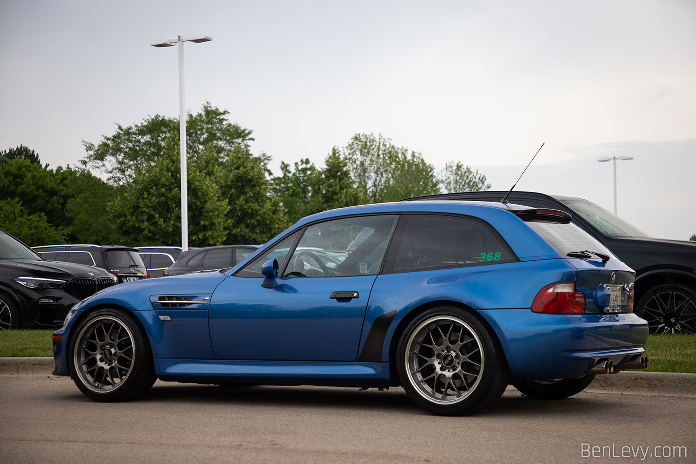 Blue BMW E36/8 Z3 M Coupé on BBS Wheels