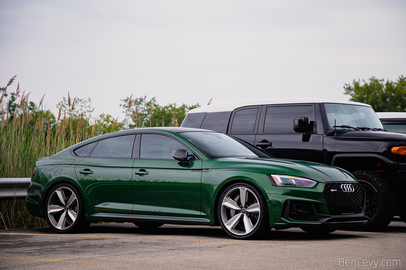 Green Audi RS5 Sportback - BenLevy.com