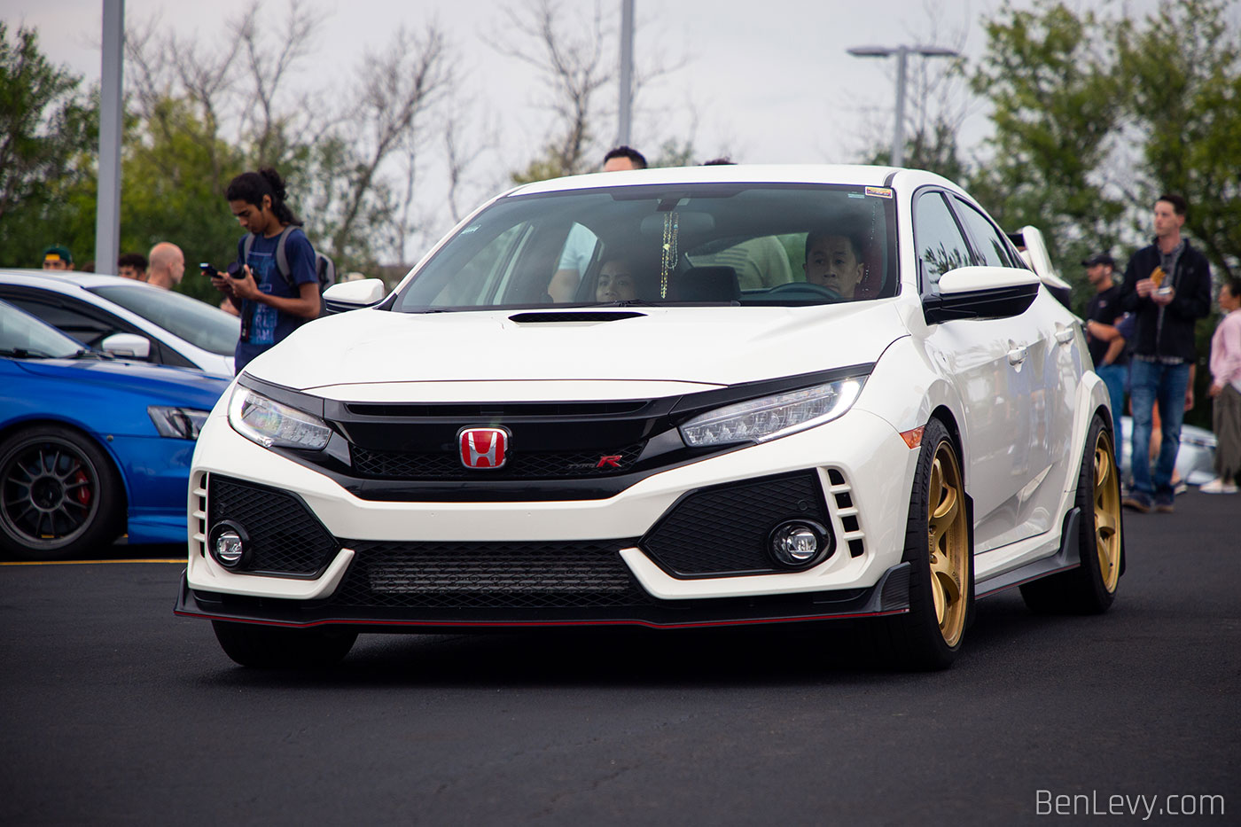 White FK8 Honda Civic Type-R