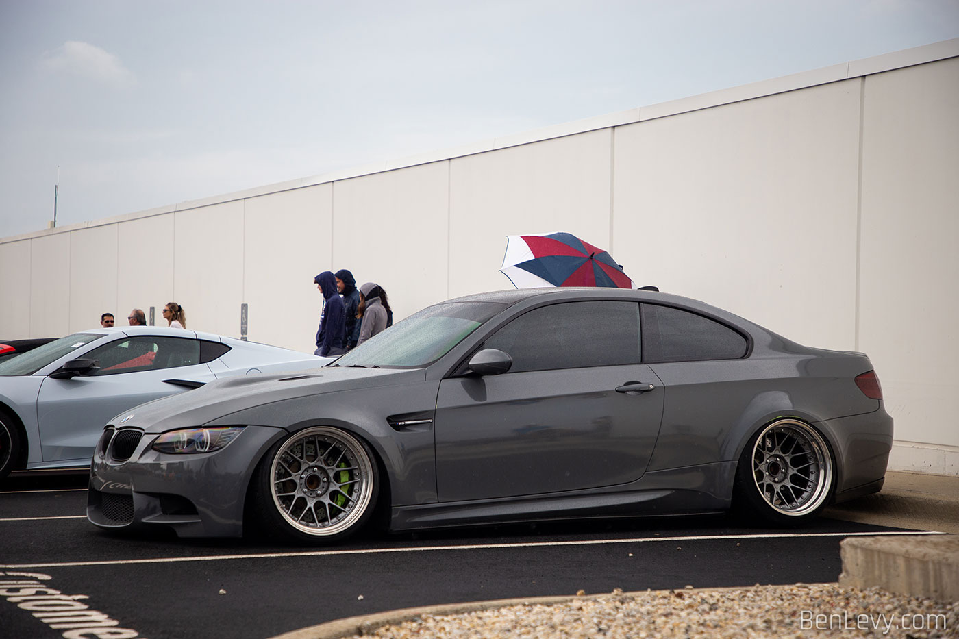 Slammed BMW M3 in Grey