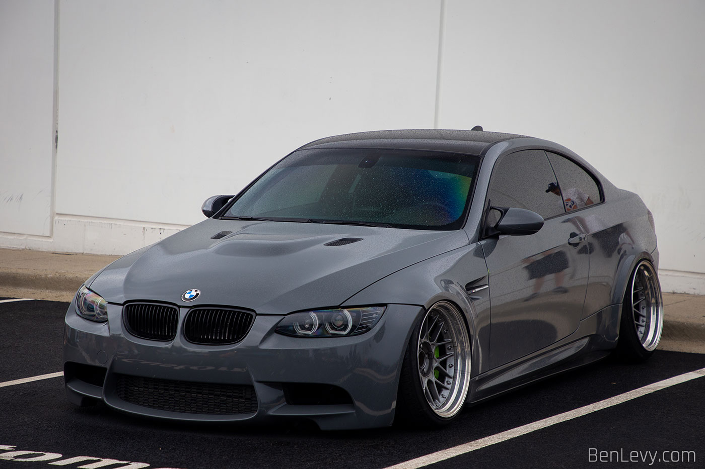 Grey E92 BMW M3 at Motor Werks Cars & Coffee