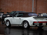 White Porsche 911 Convertible