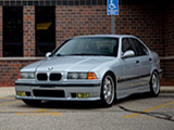 Silver E36 BMW M3 sedan