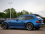 Blue BMW E36/8 Z3 M Coupé on BBS Wheels