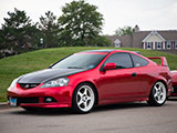 Acura RSX Type-S with red wrap