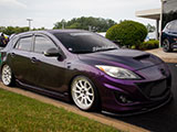 Purple Mazdaspeed3 from Blacklisted Crew