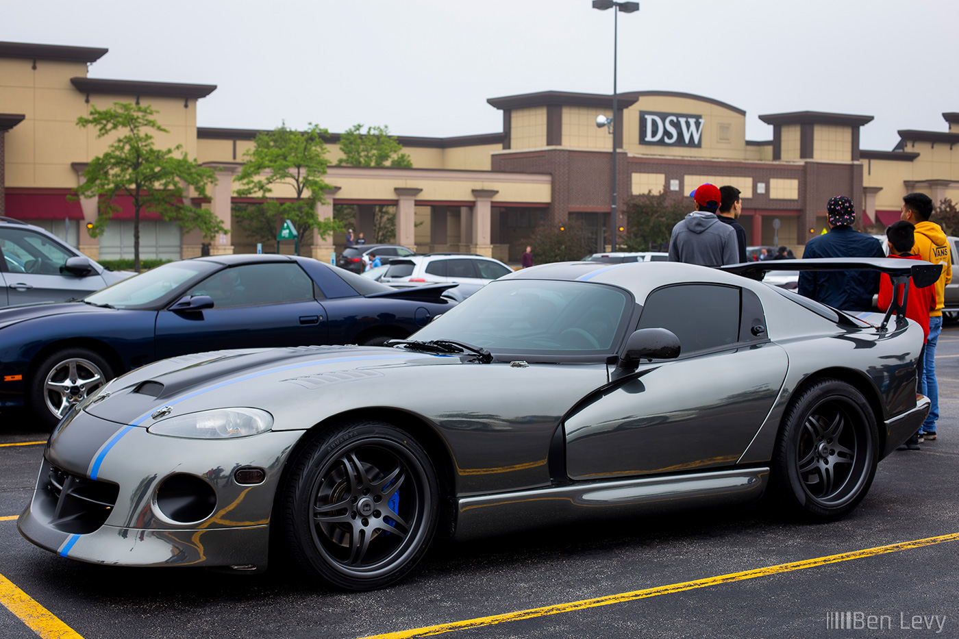 Dodge Viper with reflective wrap