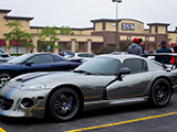 Dodge Viper with reflective wrap