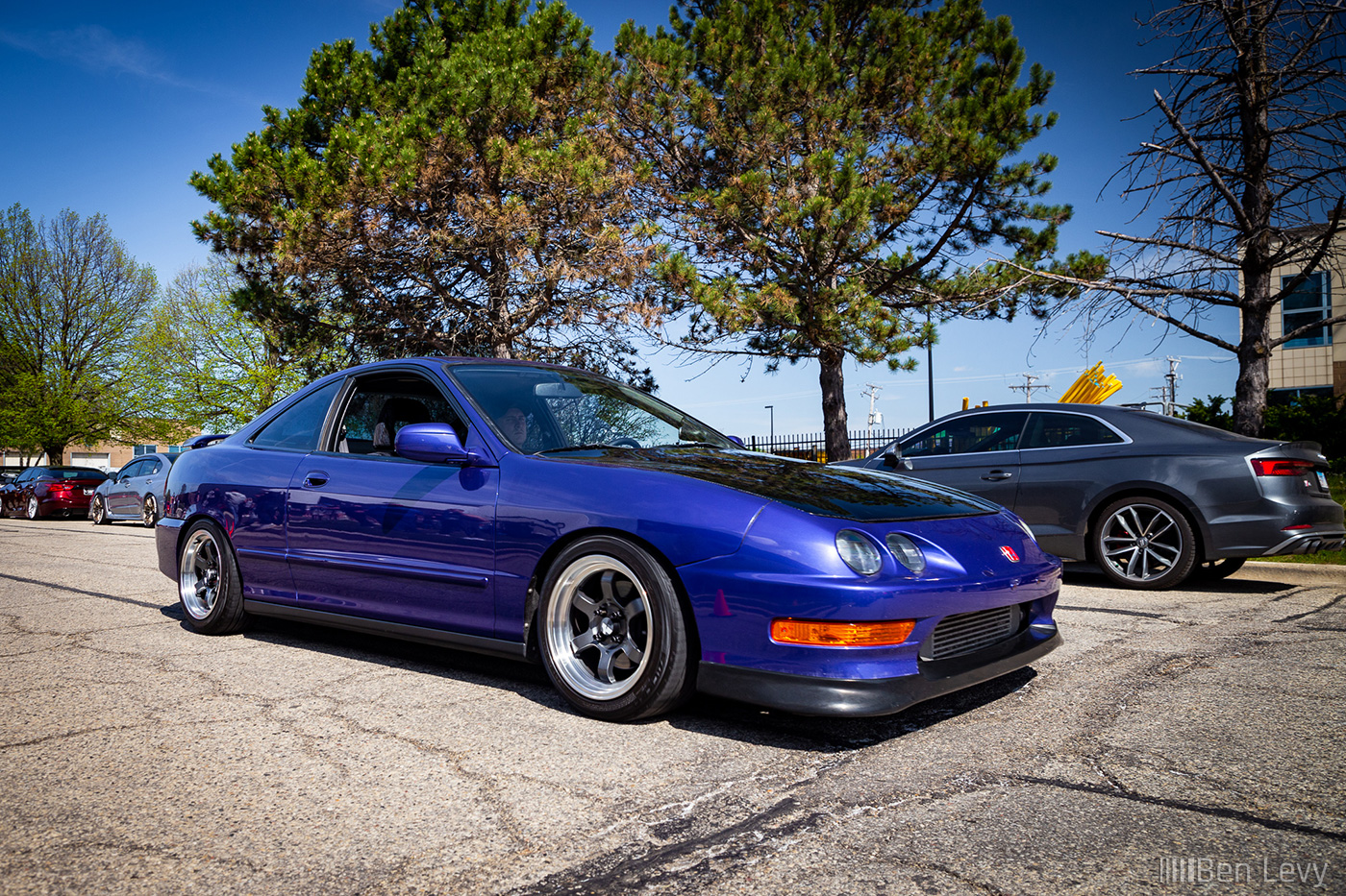 Clean Acura Integra at North Suburbs Cars & Coffee