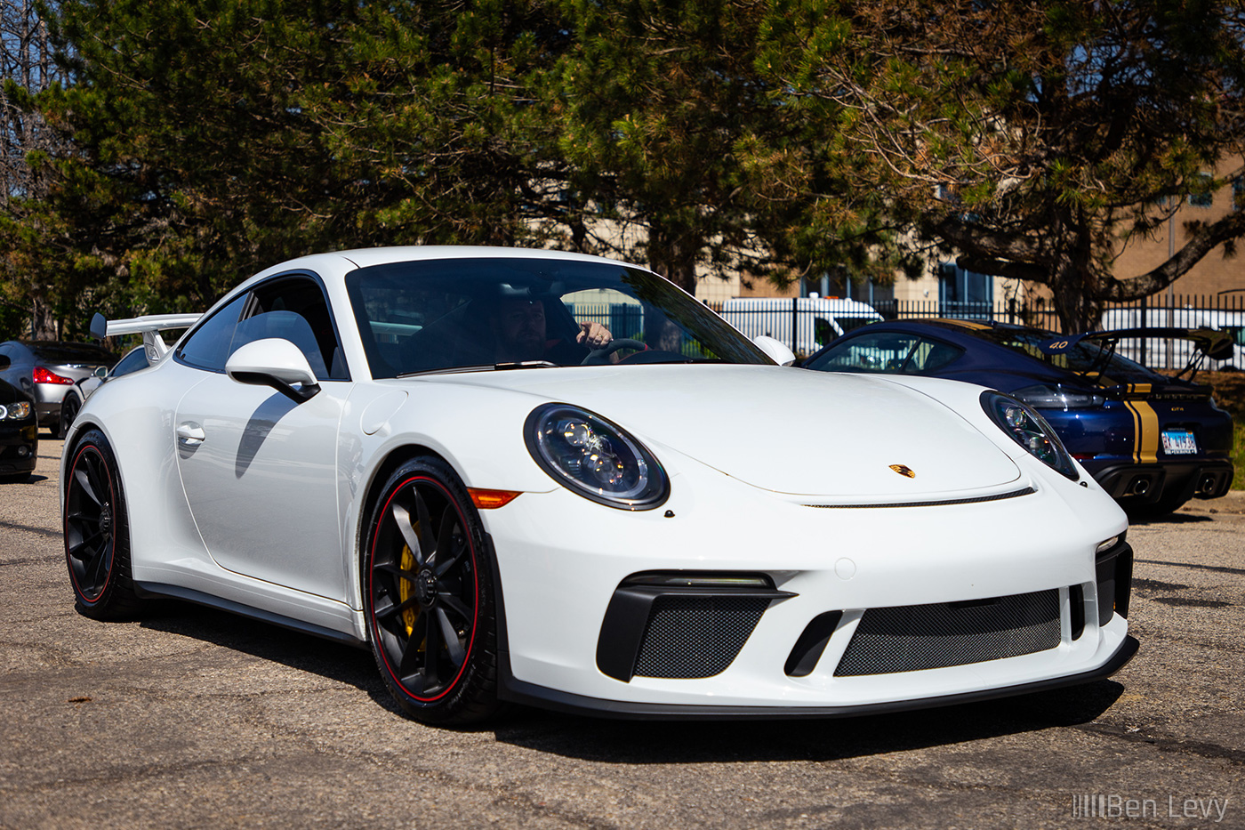 White 991 Porsche 911 GT3