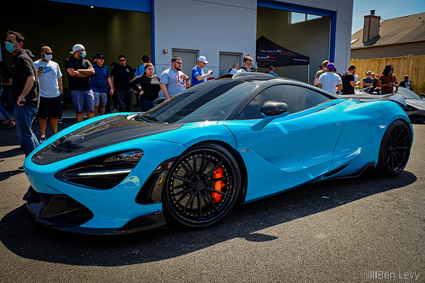 Bright Blue McLaren 720S