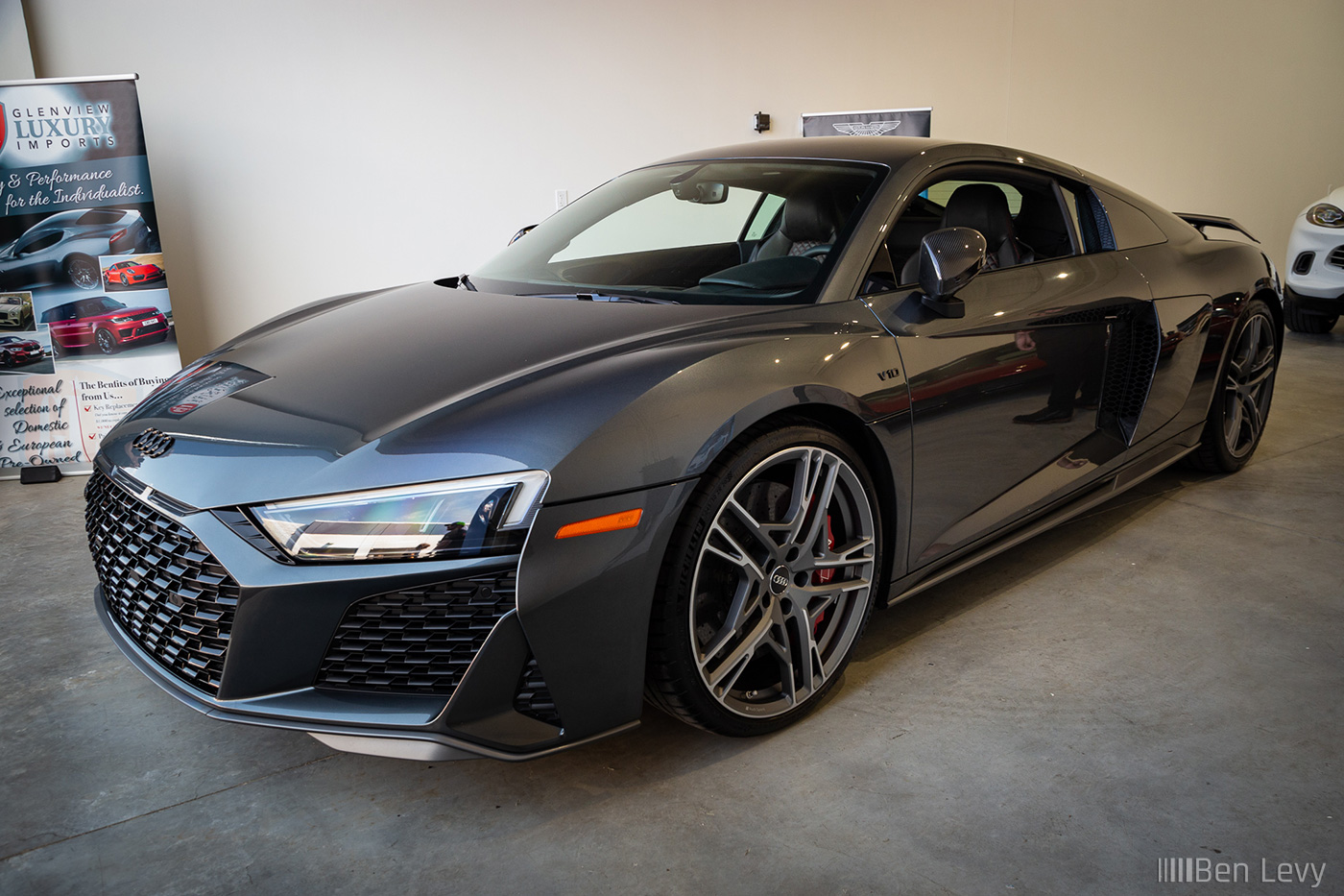 Dark Grey Audi R8 V10