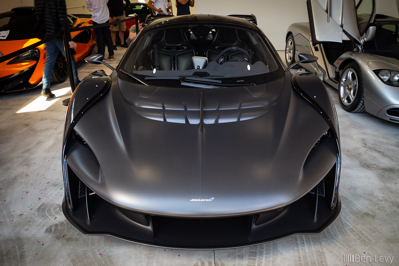 Exposed Carbon Fiber on the McLaren Sabre