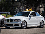 White BMW 1 Series