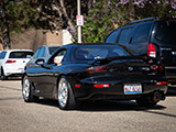 Black FD Mazda RX-7 on the Street