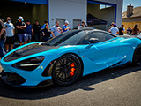 Bright Blue McLaren 720S