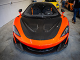 Carbon Fiber Hood on McLaren 600LT