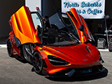 Mettalic Orange Paint on McLaren 765LT