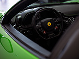 Carbon Fiber and Leather Ferrari 458 Steering Wheel