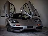 Silver McLaren F1 at Big Door Mundelein