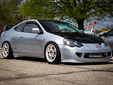 Boosted Silver Acura RSX-S