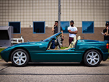 Green BMW Z1 with Doors Down