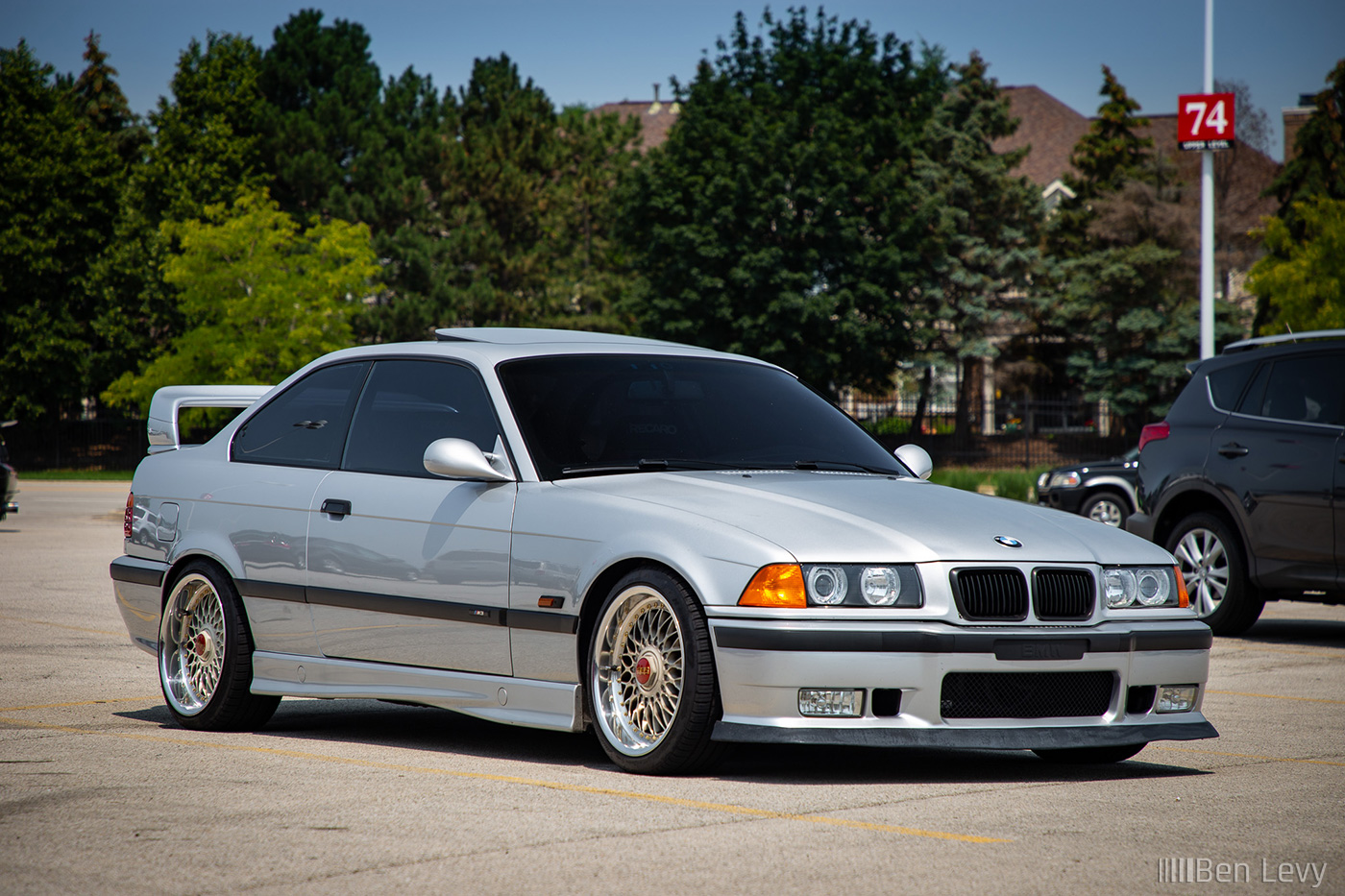 Silver E36 BMW M3 Coupe