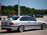 Silver E36 M3 Coupe at North Suburbs Cars & Coffee