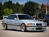 Silver E36 BMW M3 Coupe