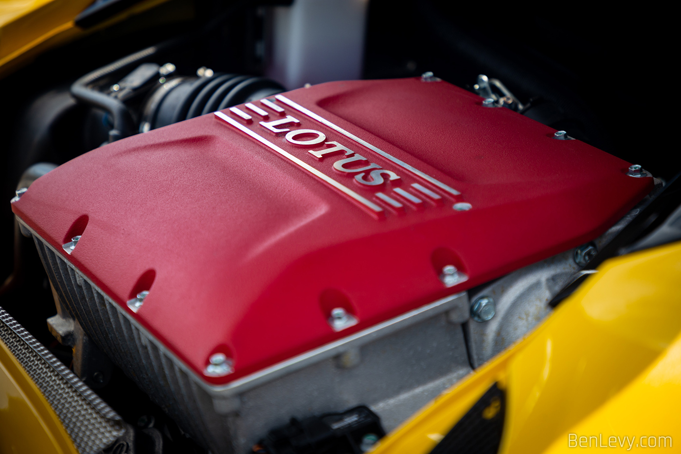 Red Evora Supercharger Cover