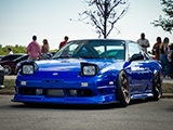 Blue RPS13 at North Suburbs Cars & Coffee