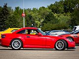 Red Honda S2000 with Hardtop