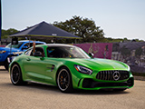 Green AMG GT S at North Suburbs Cars & Coffee