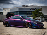Bagged Infiniti G37 Coupe at North Suburbs Cars & Coffee