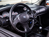 Steering Wheel in a Clean Neon SRT-4