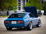 Blue Datsun 240Z