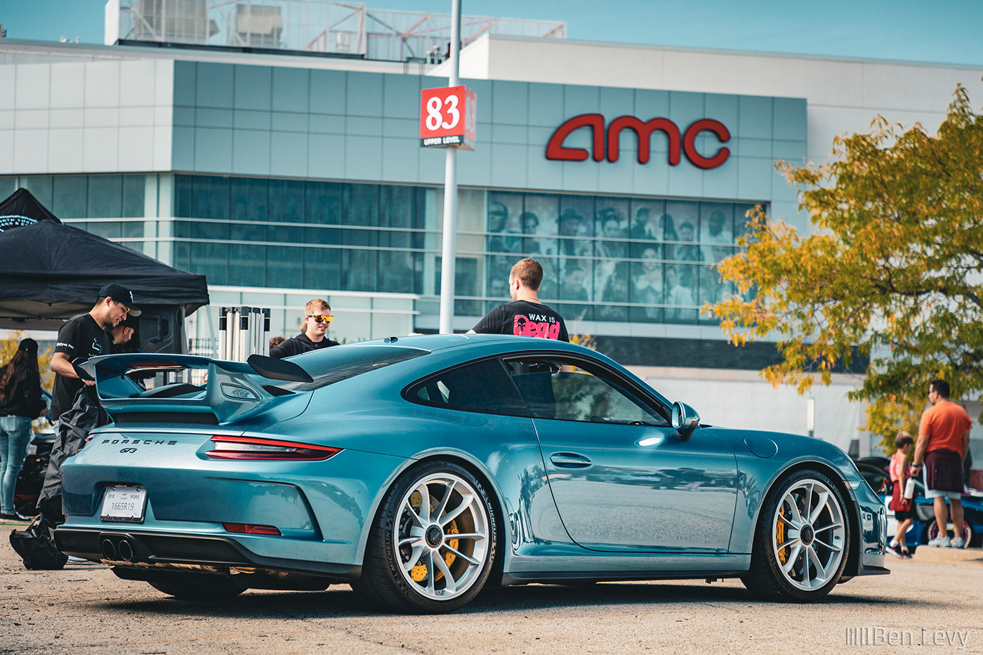 Gemini Blue 911 GT3 at North Suburbs Cars & Coffee