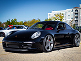 Black Porsche 911 at Cars & Coffee