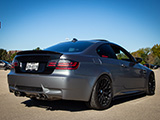 Grey E92 BMW M3 with Black Trunklid