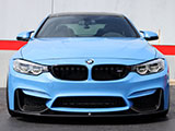Blue BMW M4 front