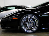 HRE Wheel on Black Lamborghini Murcielago