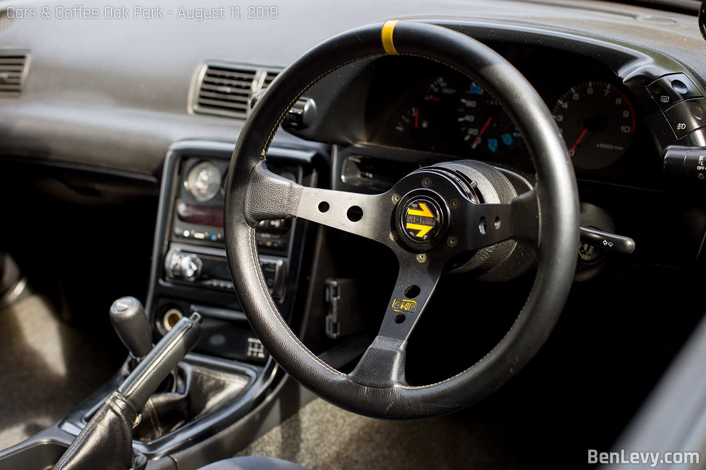 Momo Steering wheel in Skyline GT-R